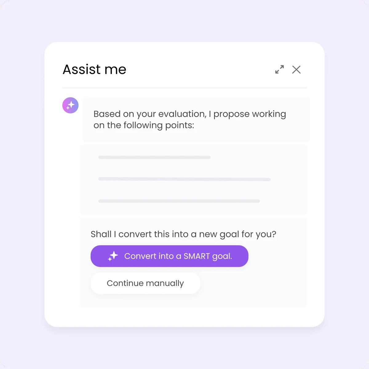 AI-coach helpt bij het opstellen van SMART-doelen
