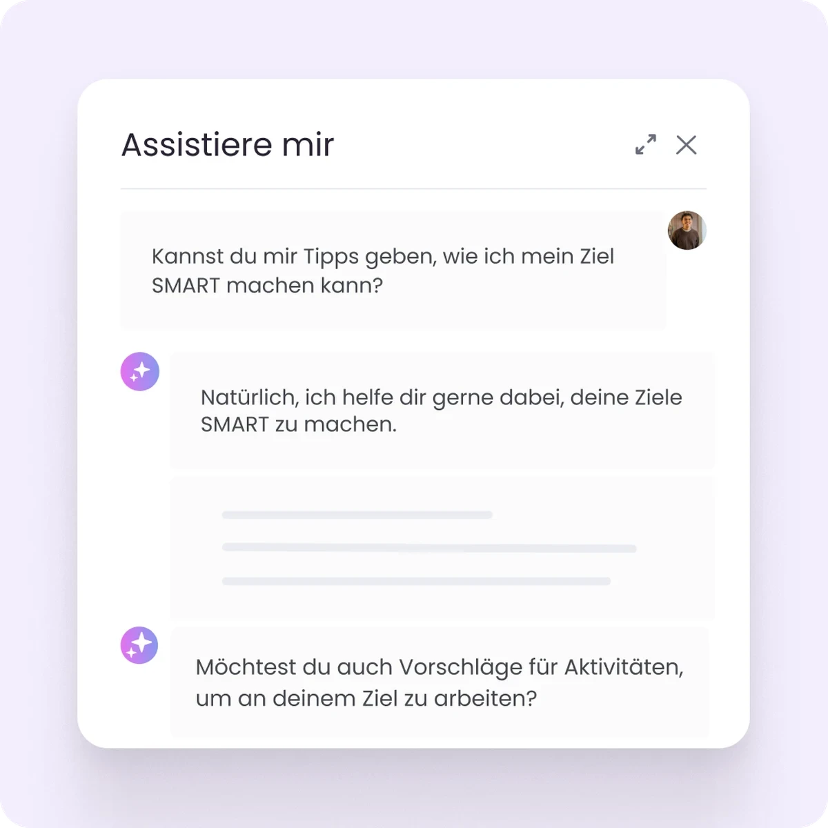 AI-assistent helpt bij het SMART maken van doelen