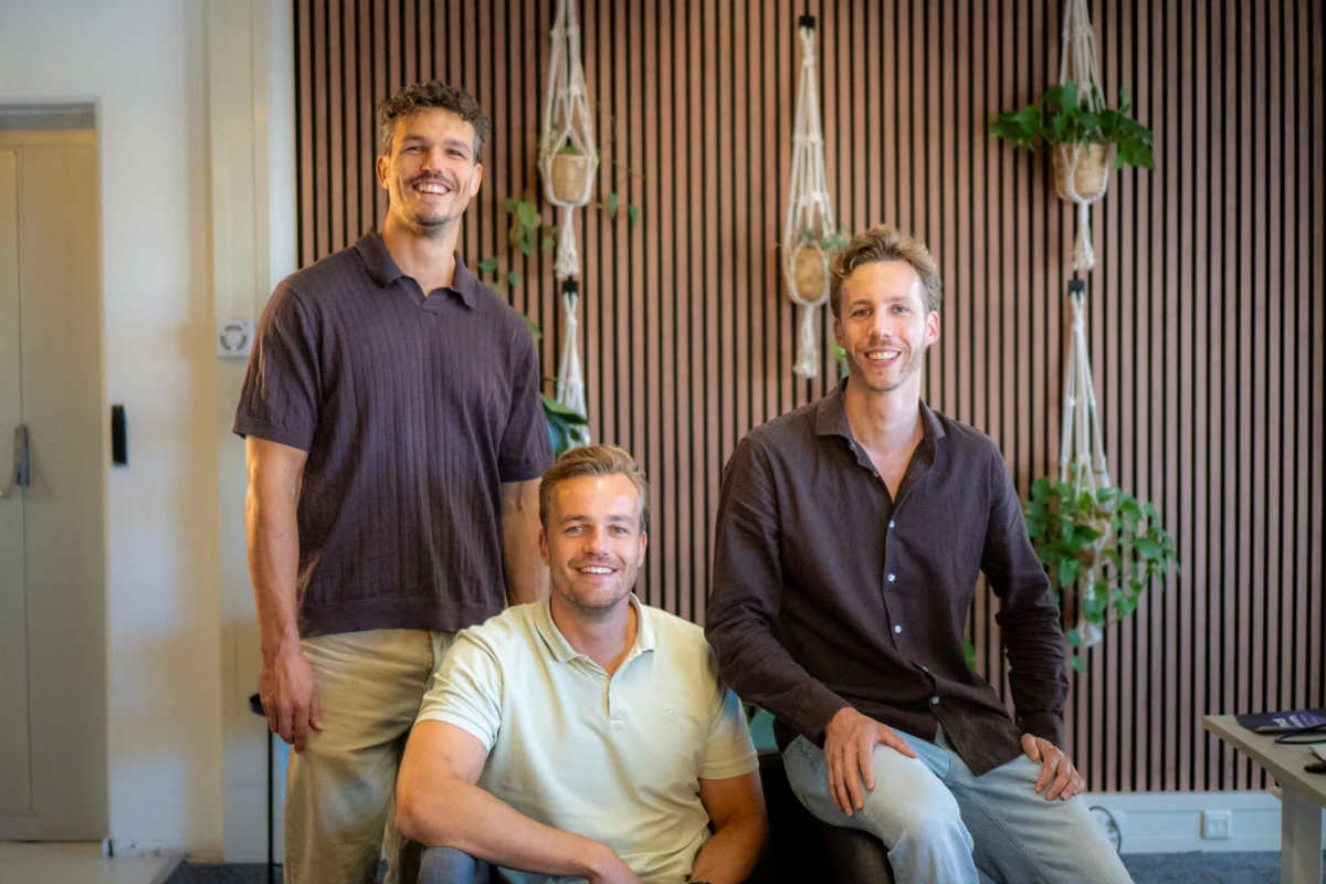 Oprichters Learned - Rick, Paul en Joost Kuijf