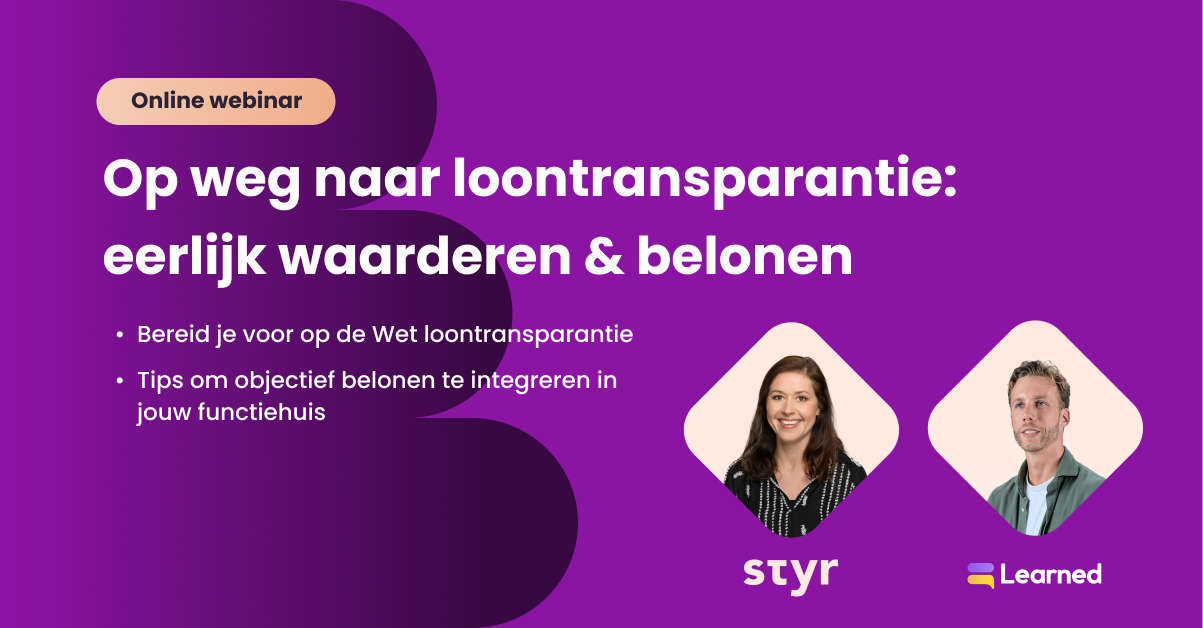 Webinar transparant belonen