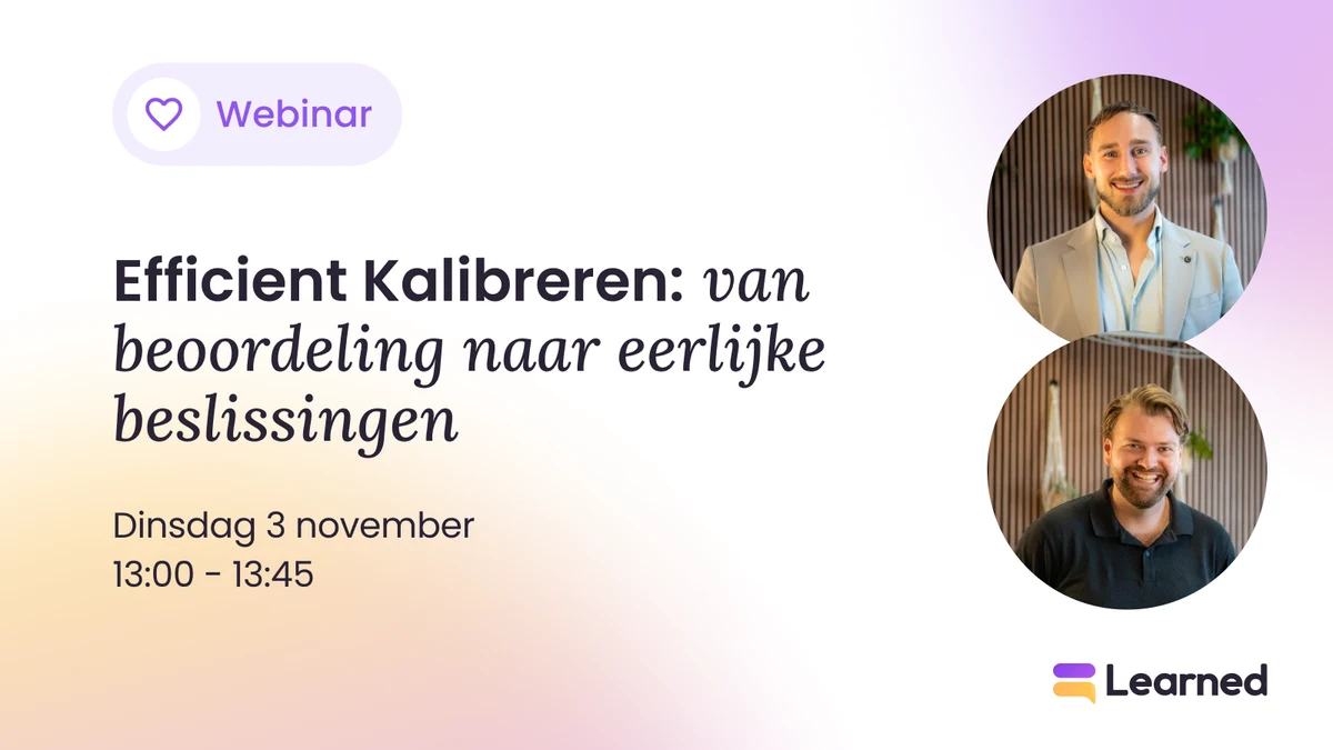 Efficiënt kalibreren: van beoordeling naar eerlijke beslissing