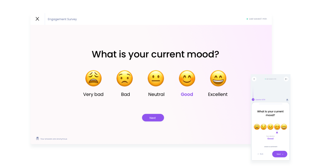engagement - smileys