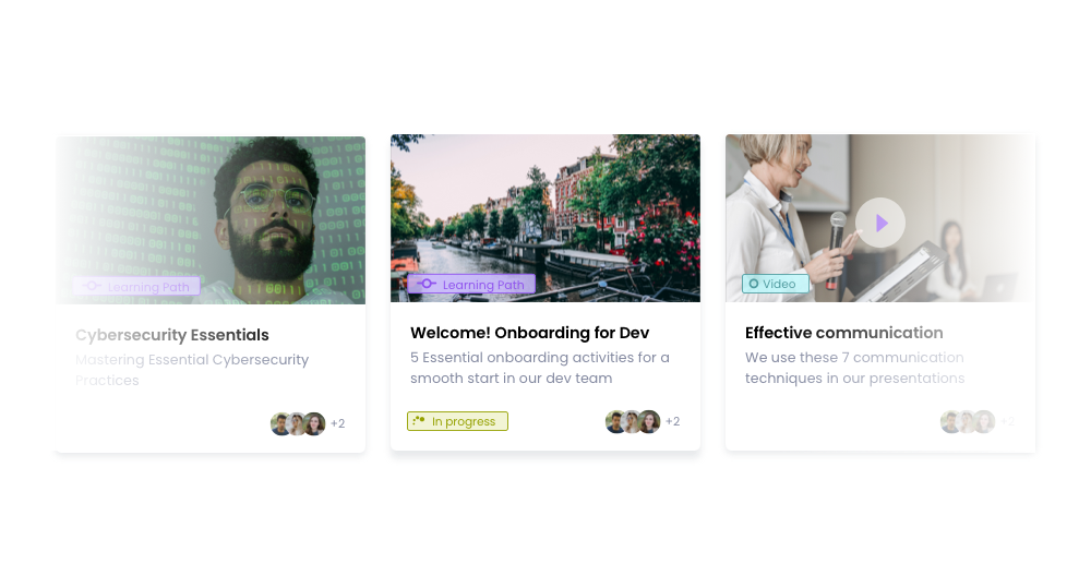 home - onboarding & learn