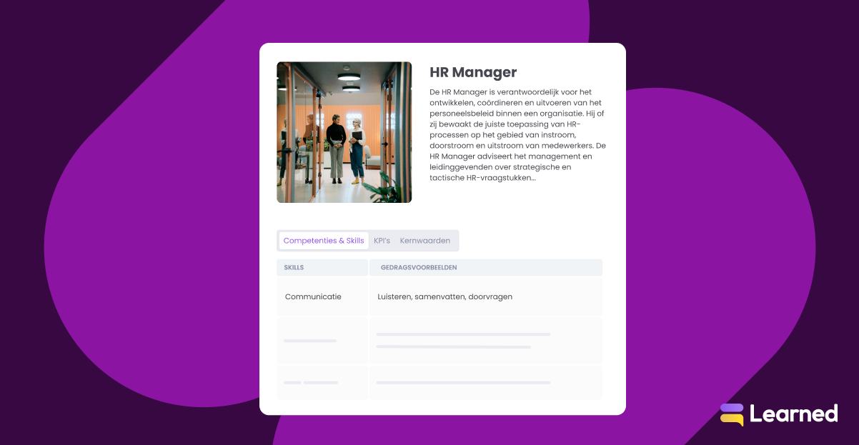 Functieprofiel opstellen met AI