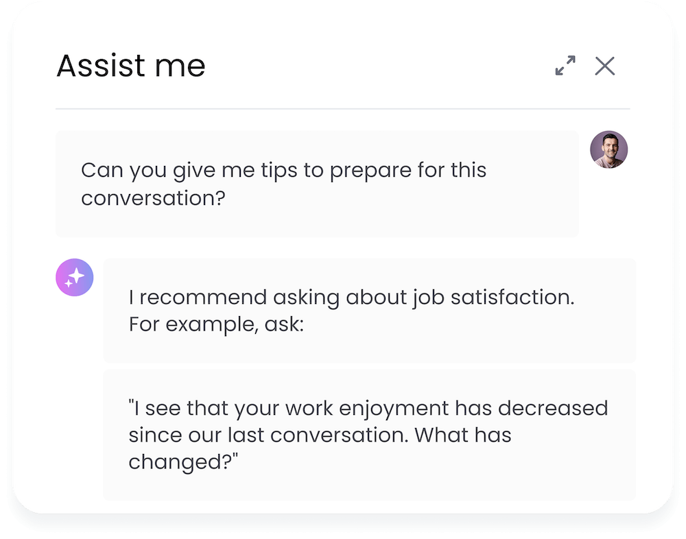 Use AI to prepare for a conversation