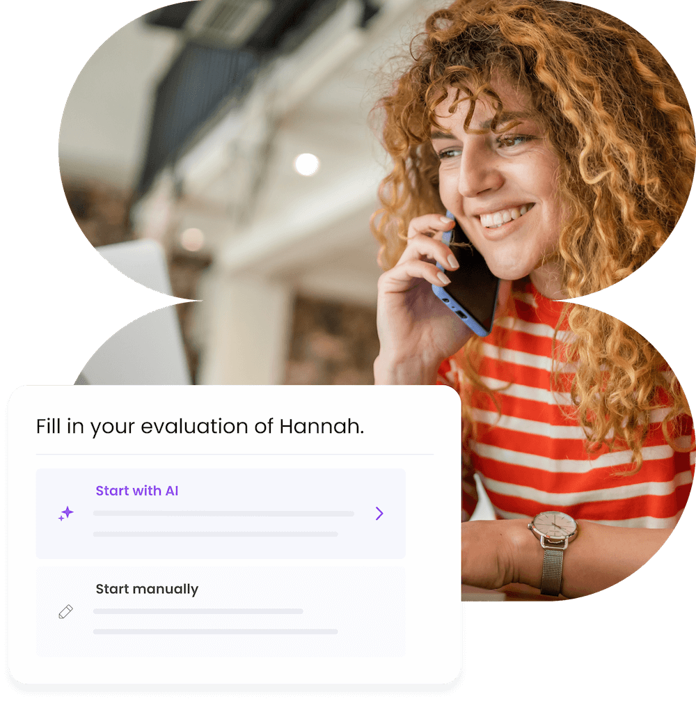 Fill in your evaluation with AI