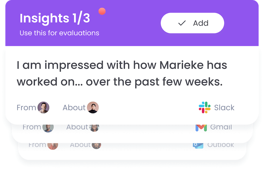 Use insights to check in on your colleagues