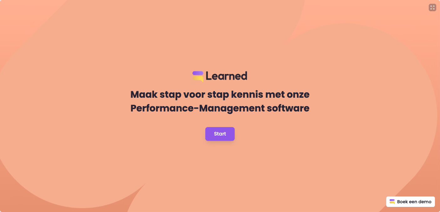 Learned Performance Management Software Dashboard